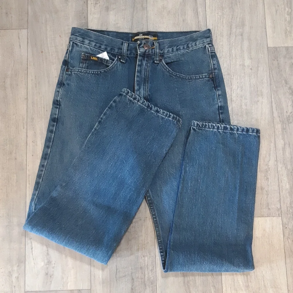 Mens LEE Jeans 32x32 Relaxed Straight Cotton 5